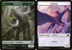 Elephant (009) // Griffin (002) Double-Sided Token - Foil