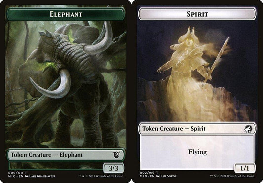 Elephant (009) // Spirit (002) Double-Sided Token