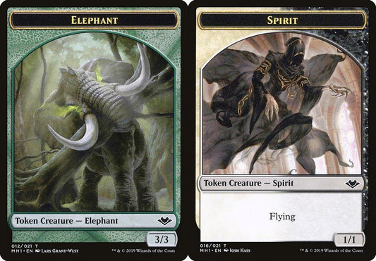 Elephant (012) // Spirit (016) Double-Sided Token