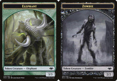 Elephant (012) // Zombie (007) Double-Sided Token