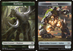 Elephant (014) // Golem (023) Double-Sided Token - Foil