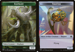 Elephant (020) // Thopter (024) Double-Sided Token