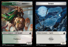 Elf Knight (0015) // Spirit (0004) Double-Sided Token - Foil