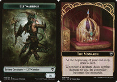 Elf Warrior (008) // The Monarch (014) Double-Sided Token - Foil