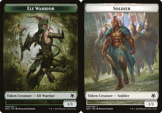 Elf Warrior (009) // Soldier (003) Double-Sided Token