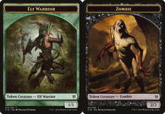 Elf Warrior (015) // Zombie (011) Double-Sided Token