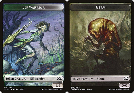 Elf Warrior (021) // Germ (010) Double-Sided Token - Foil