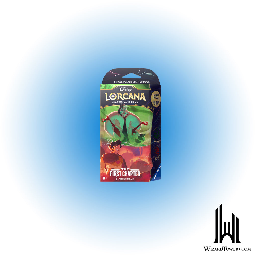 Disney Lorcana The First Chapter Starter Deck - Emerald / Ruby