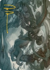 Emry, Lurker of the Loch (69/81) Art Card (AMOM) - Gold-Stamped Signature
