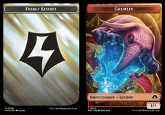 Energy Reserve (0036) // Gremlin (0023) Double-Sided Token