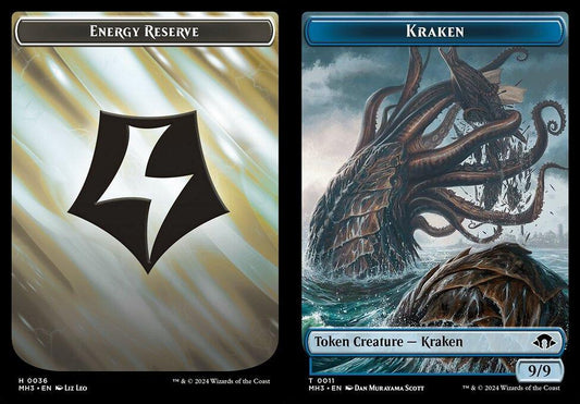 Energy Reserve (0036) // Kraken (0011) Double-Sided Token