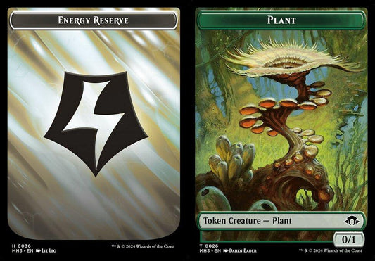Energy Reserve (0036) // Plant (0026) Double-Sided Token