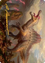 Etali, Primal Conqueror (31/81) Art Card (AMOM) - Gold-Stamped Signature