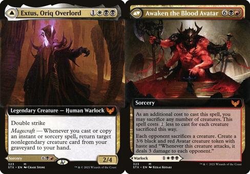 Extus, Oriq Overlord // Awaken the Blood Avatar (323) (Extended Art)