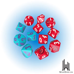 Dice Set - Fallout Factions Nuka-Cola d10 12ct