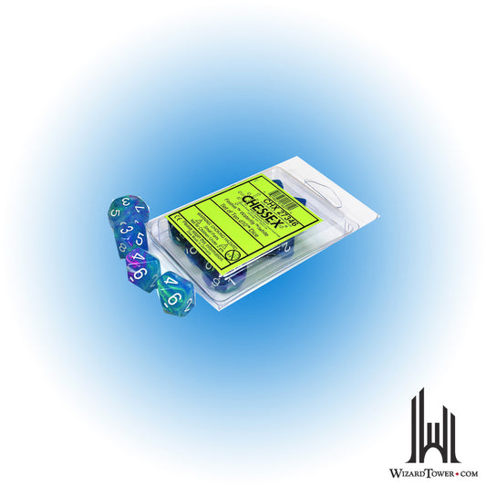 Dice Set - Festive Waterlily / White d10 10ct