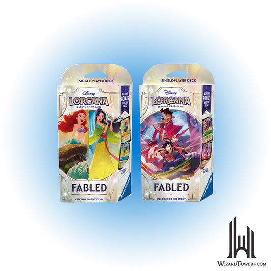 Disney Lorcana Fabled Starter Deck - Set of All 2