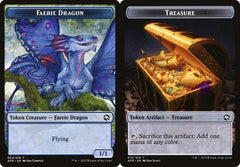 Faerie Dragon (004) // Treasure (015) Double-Sided Token - Foil
