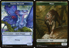 Faerie Dragon (004)  // Wolf (014) Double-Sided Token - Foil