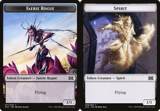 Faerie Rogue (011) // Spirit (008) Double-Sided Token - Foil