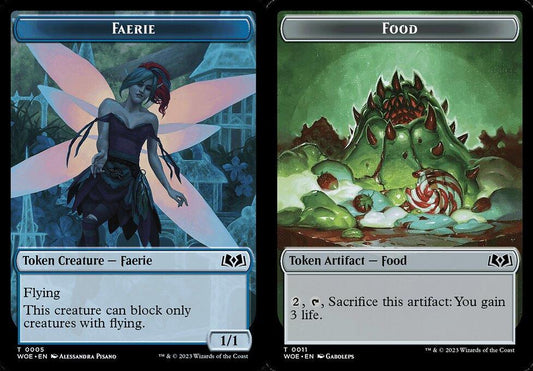Faerie (0005) // Food (0011) Double-Sided Token - Foil