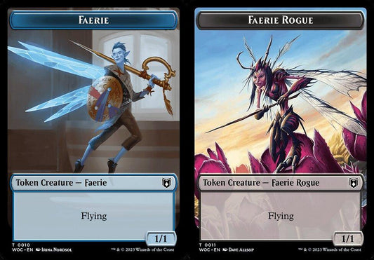 Faerie (0010) // Faerie Rogue (0011) Double-Sided Token