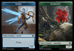 Faerie (0010) // Saproling (0015) Double-Sided Token