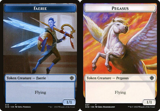 Faerie (010) // Pegasus (007) Double-Sided Token