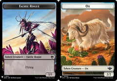 Faerie Rogue (011) // Ox (0003) Double-Sided Token (PLST)