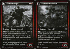 Fearful Villager // Fearsome Werewolf - Foil