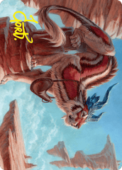 Felidar Savior (03/54) Art Card (AFDN) - Gold-Stamped Signature