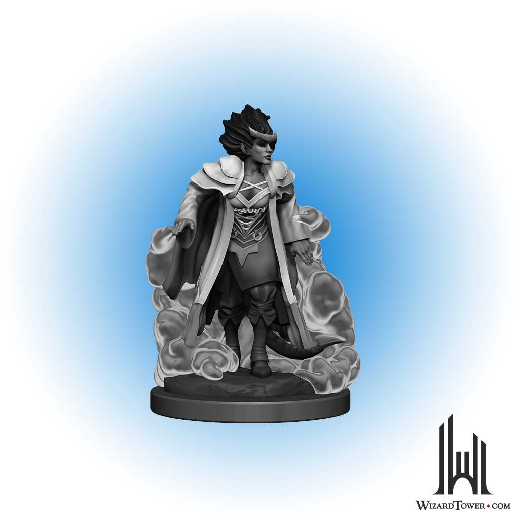 Unpainted Miniature - Dungeons & Dragons - Tiefling Sorcerer