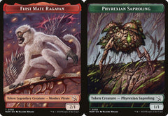 First Mate Ragavan (0006) // Phyrexian Saproling (0008) Double-Sided Token - Foil
