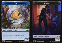 Fish (004) // Rogue (007) Double-Sided Token - Foil