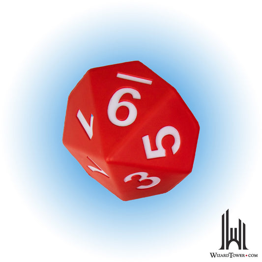 Foam Dice - D10 - Red