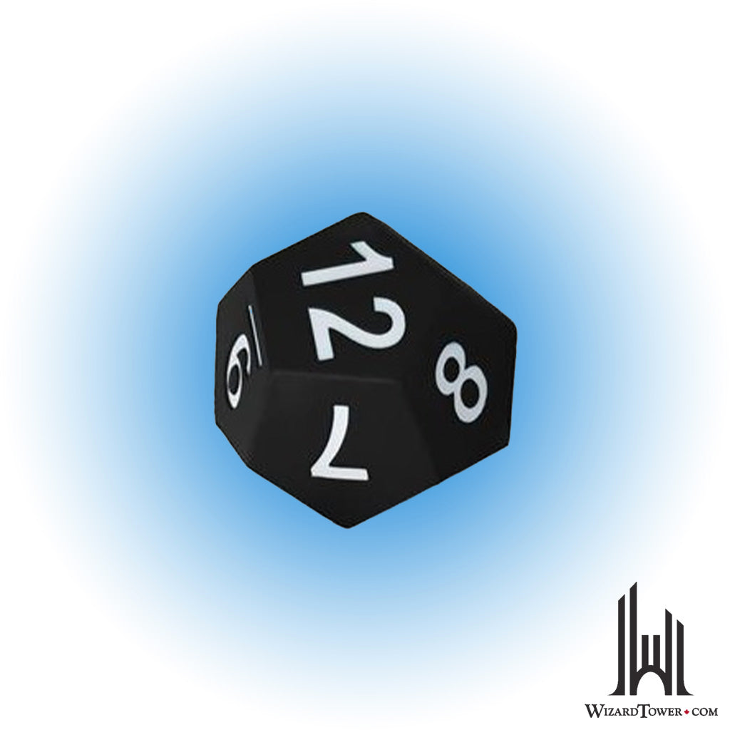 Foam Dice - D12 - Black