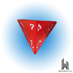 Foam Dice - D4 - Red