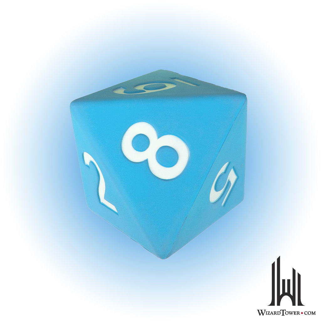 Foam Dice - D8 - Blue