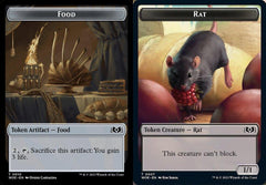 Food (0010) // Rat (0007) Double-Sided Token - Foil