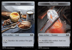 Food (0012) // Treasure (0014) Double-Sided Token - Foil