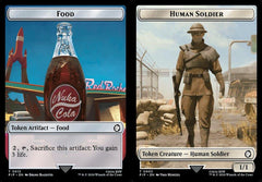 Food (0013) // Human Soldier (0003) Double-Sided Token - Foil