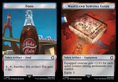 Food (0013) // Wasteland Survival Guide (0020) Double-Sided Token - Foil