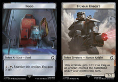 Food (0014) // Human Knight (0002) Double-Sided Token
