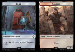 Food (0014) // Soldier (0010) Double-Sided Token - Foil