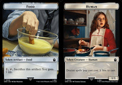 Food (0026) // Human (0005) Double-Sided Token - Foil