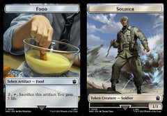 Food (0026) // Soldier (0008) Double-Sided Token - Foil