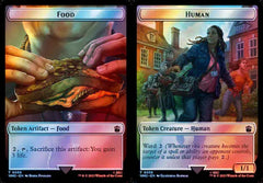 Food (0059) // Human (0038) Double-Sided Token - Surge Foil