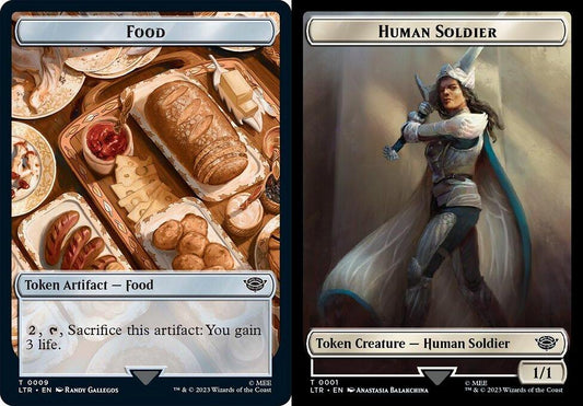 Food (009) // Human Soldier (001) Double-Sided Token