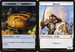 Food (015) // Knight (003) Double-Sided Token - Foil