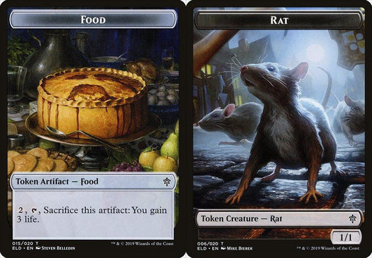 Food (015) // Rat (006) Double-Sided Token - Foil